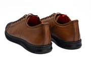 The Mumbai Brown Leather Sneaker