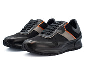 The Tach Black Leather Sneaker