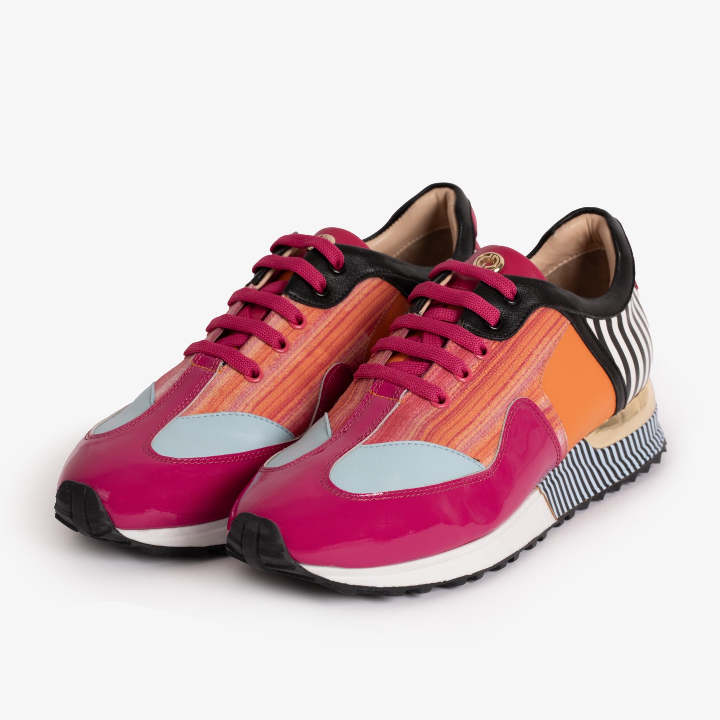 Zapatillas de mujer Santa Amaro multicolor fucsia