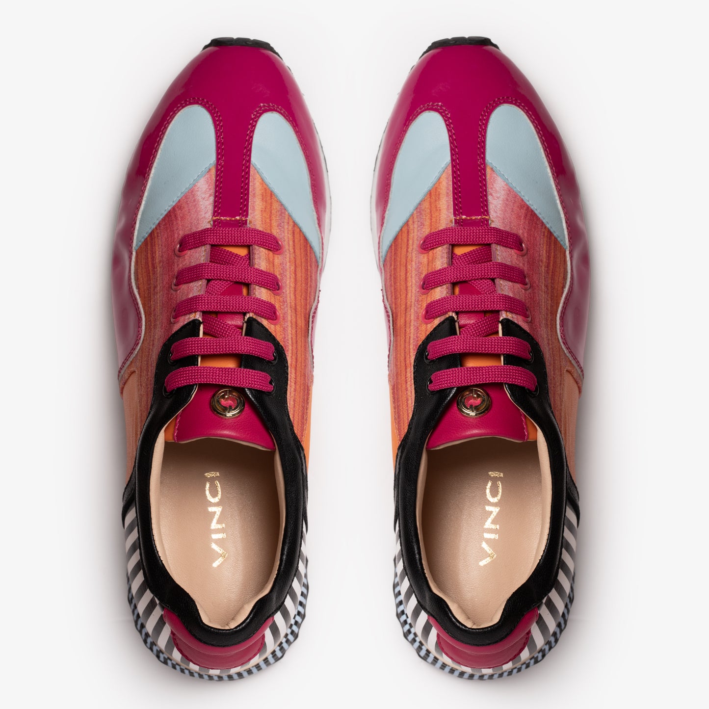 Zapatillas de mujer Santa Amaro multicolor fucsia