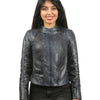 Chaqueta de piel para mujer Wysox Sneake 