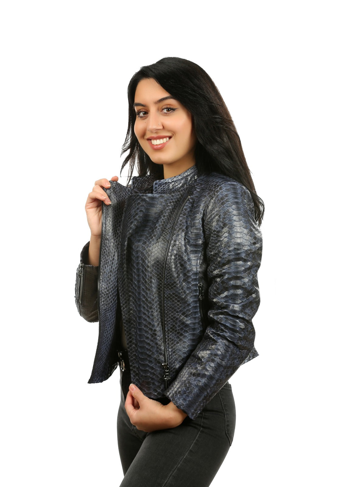 Chaqueta de piel para mujer Wysox Sneake 