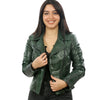 The Canton Pyhtn Leather  Women Jacket
