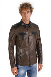 The Pitman Brown Leather Jacket