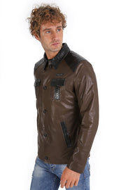 The Pitman Brown Leather Jacket