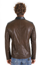 The Pitman Brown Leather Jacket