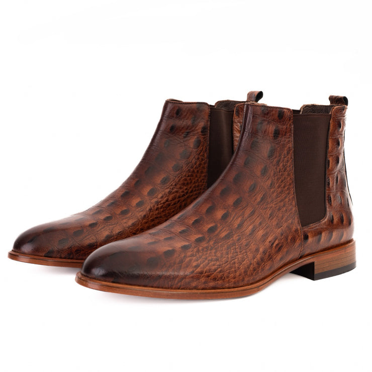 The Sirocco Brown Leather Chelsea Dress Boot
