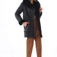 The Boreal Black Leather Women Jacket