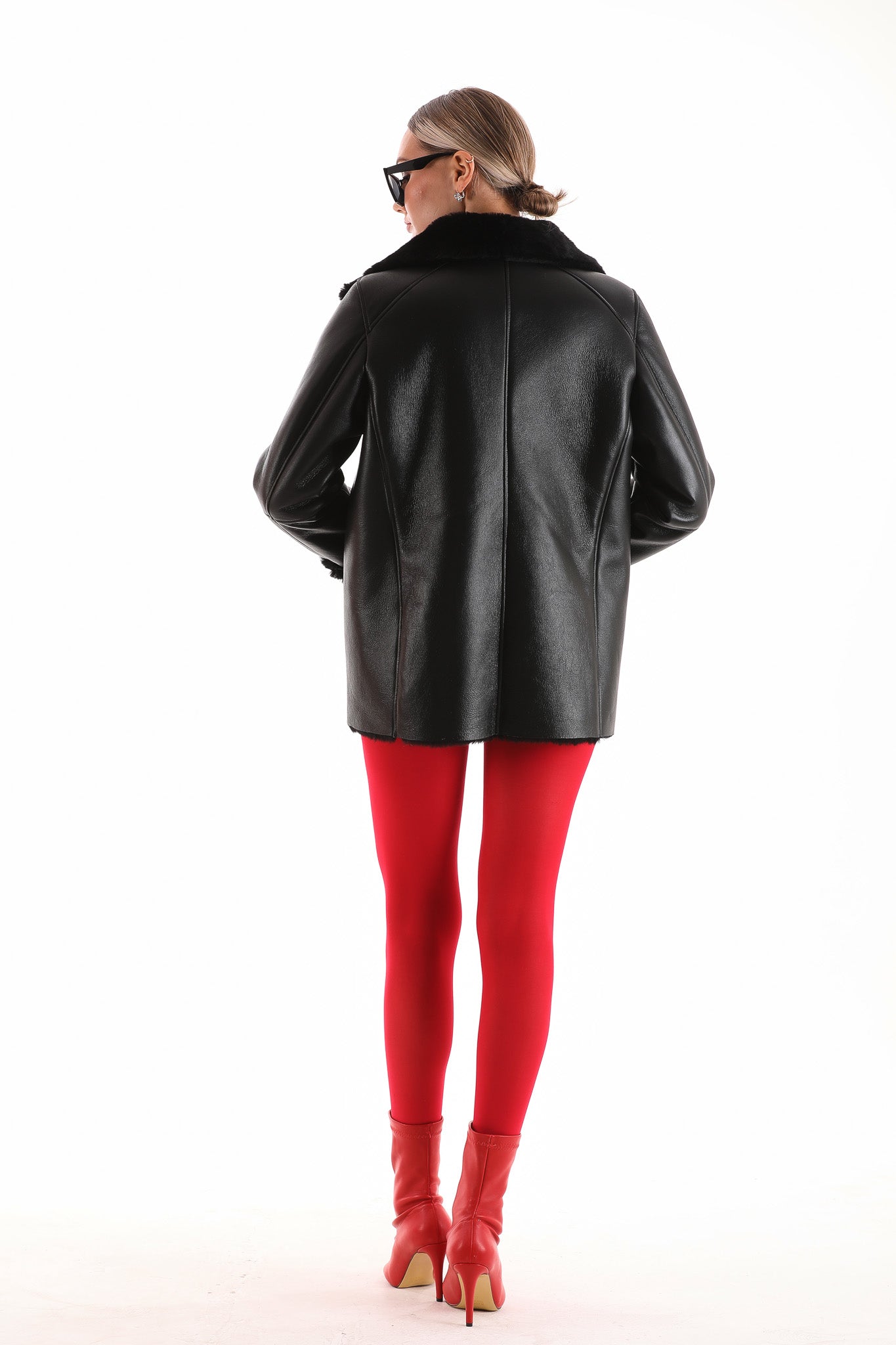 The Prague Black Leather Women Jacket