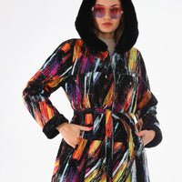 The Prisma Leather Women Coat