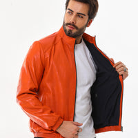 The Como Reversible Leather Bomber Jacket