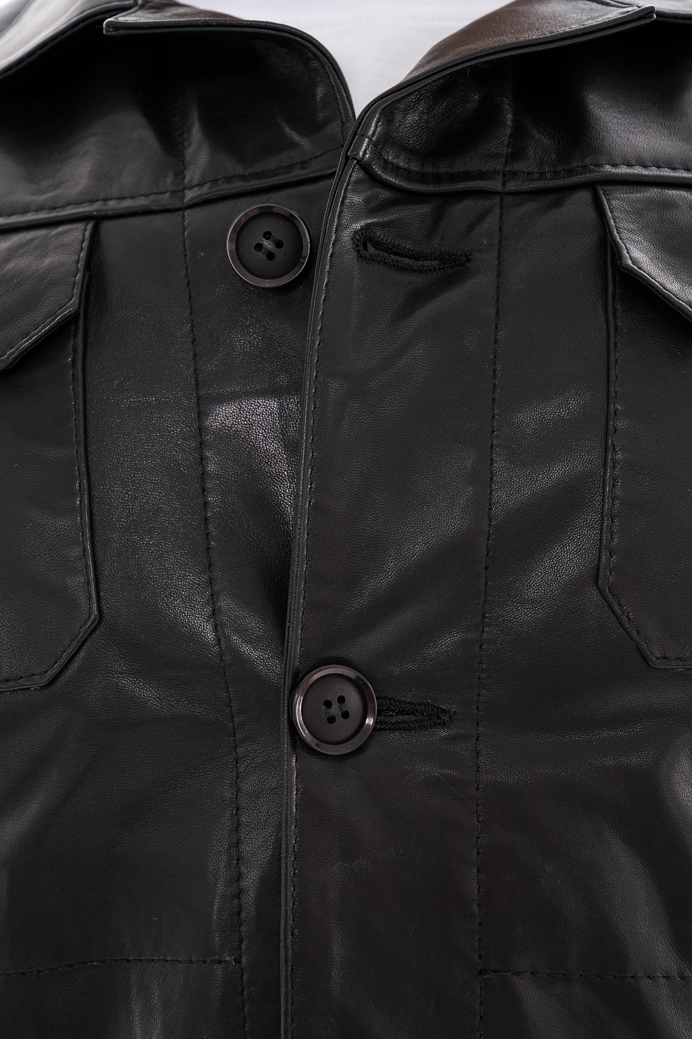 The Azzuro Black Leather Jacket