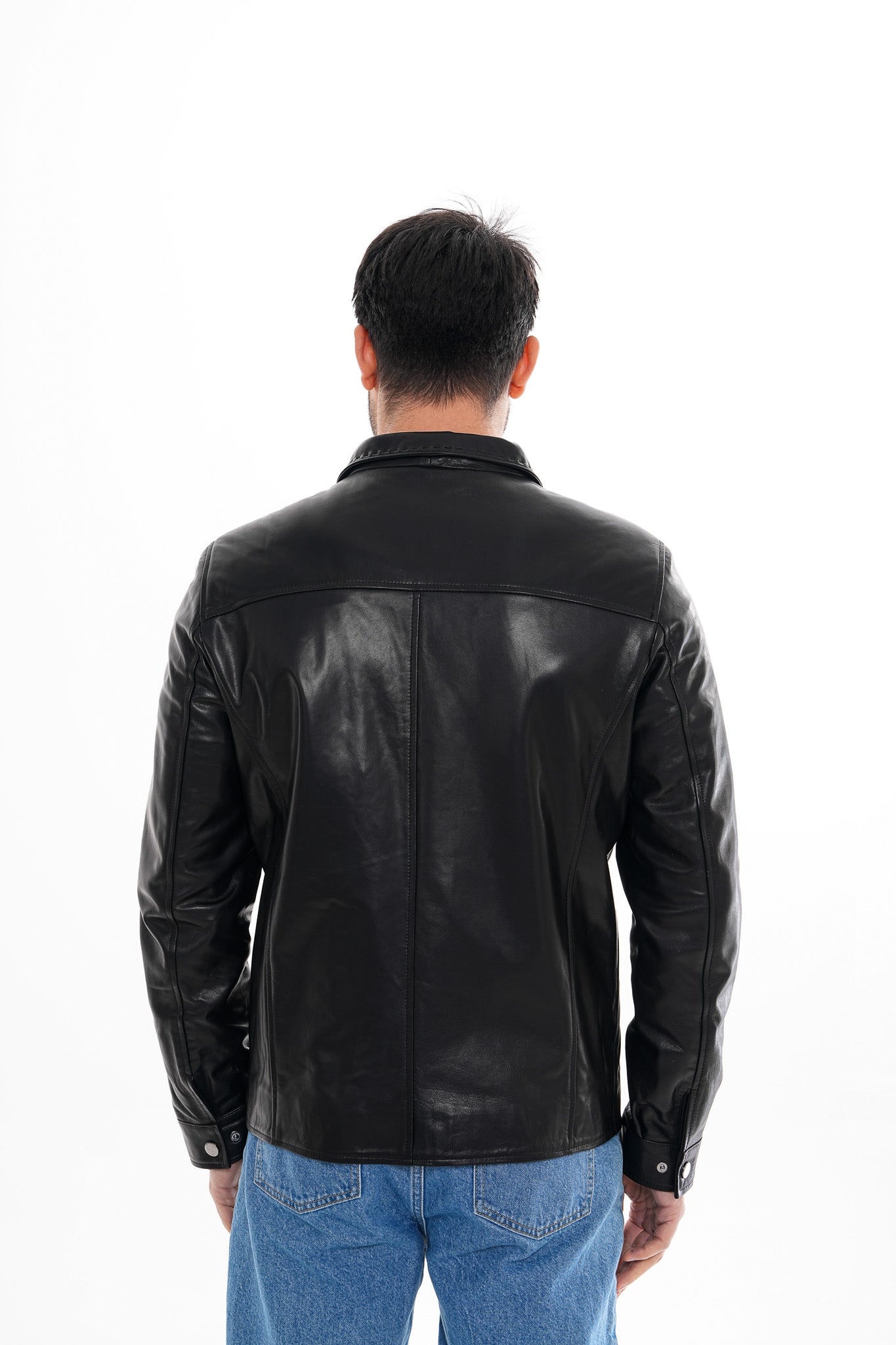 The Mantua Black Leather Jacket