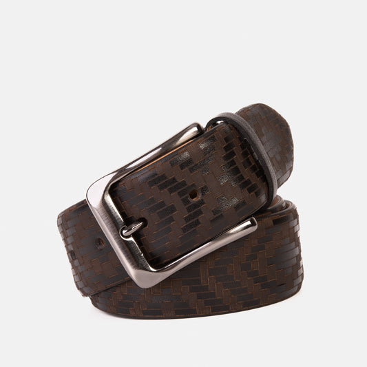 The Meram Black Calfskin Belt