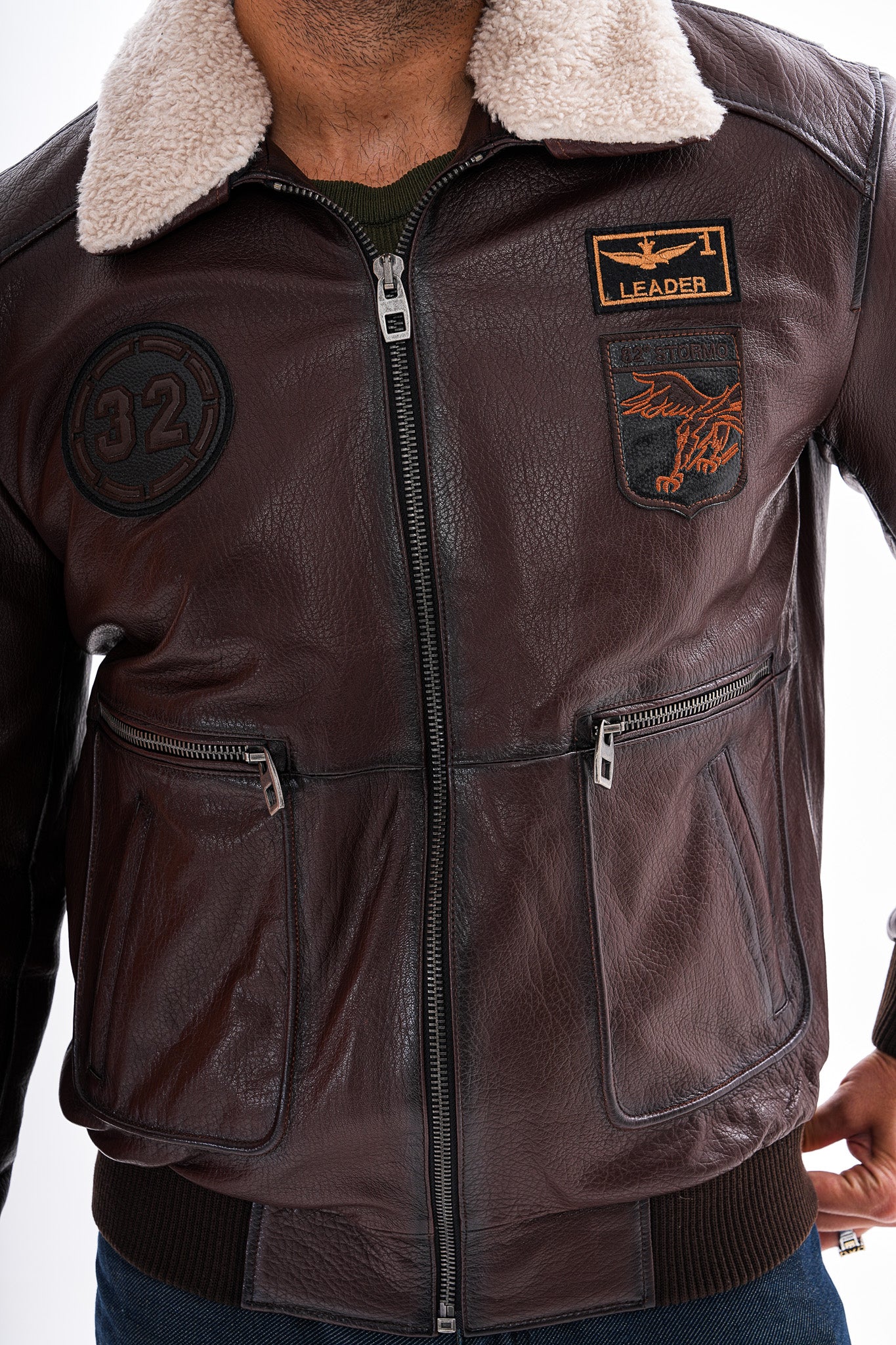 The Northway Brown Lambskin Men Leather Jacket