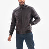 The Ardent Dark Brown Lambskin Men Leather Jacket
