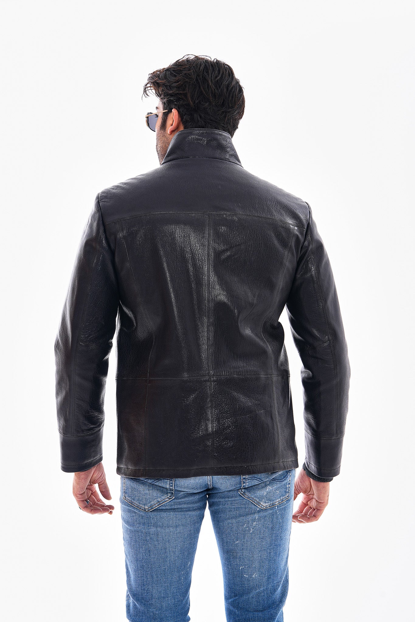 The Nero Black Leather Men Jacket