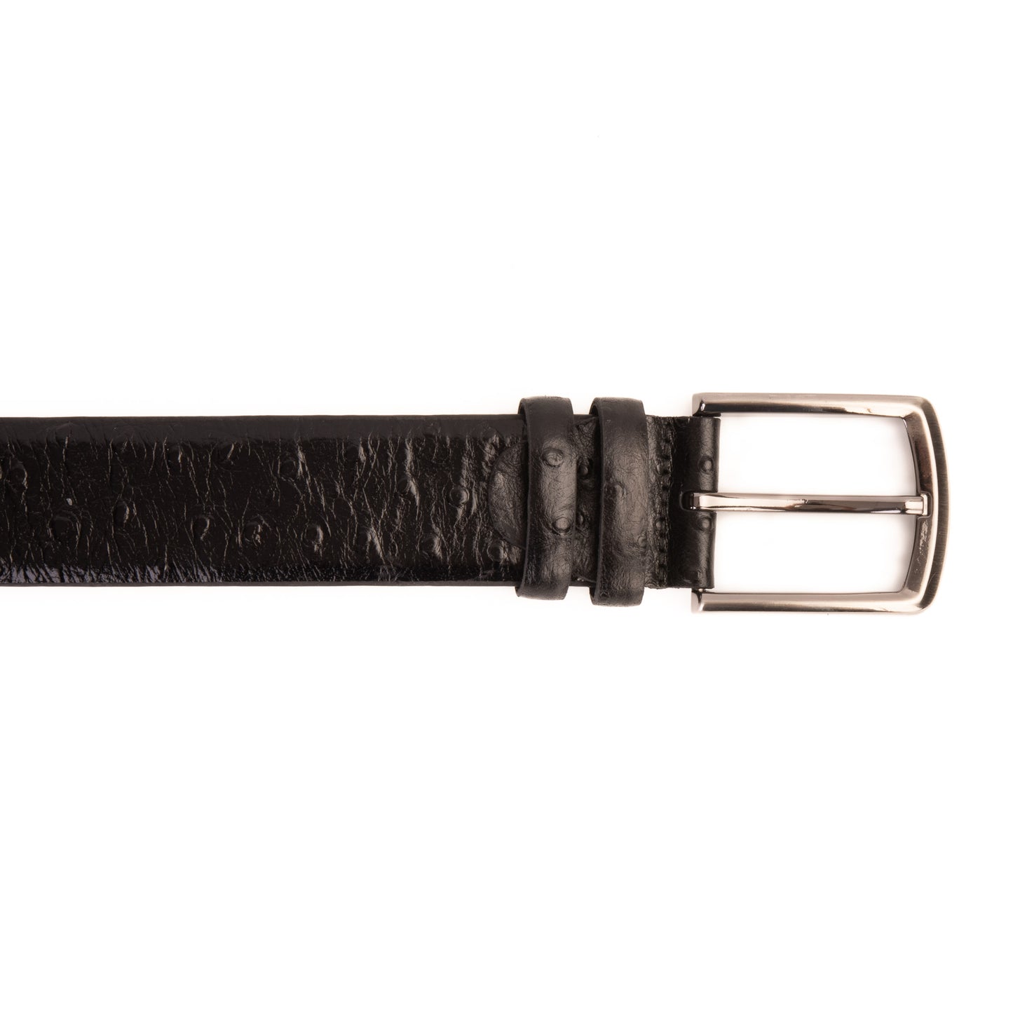 The Johannesburg Black Leather Belt