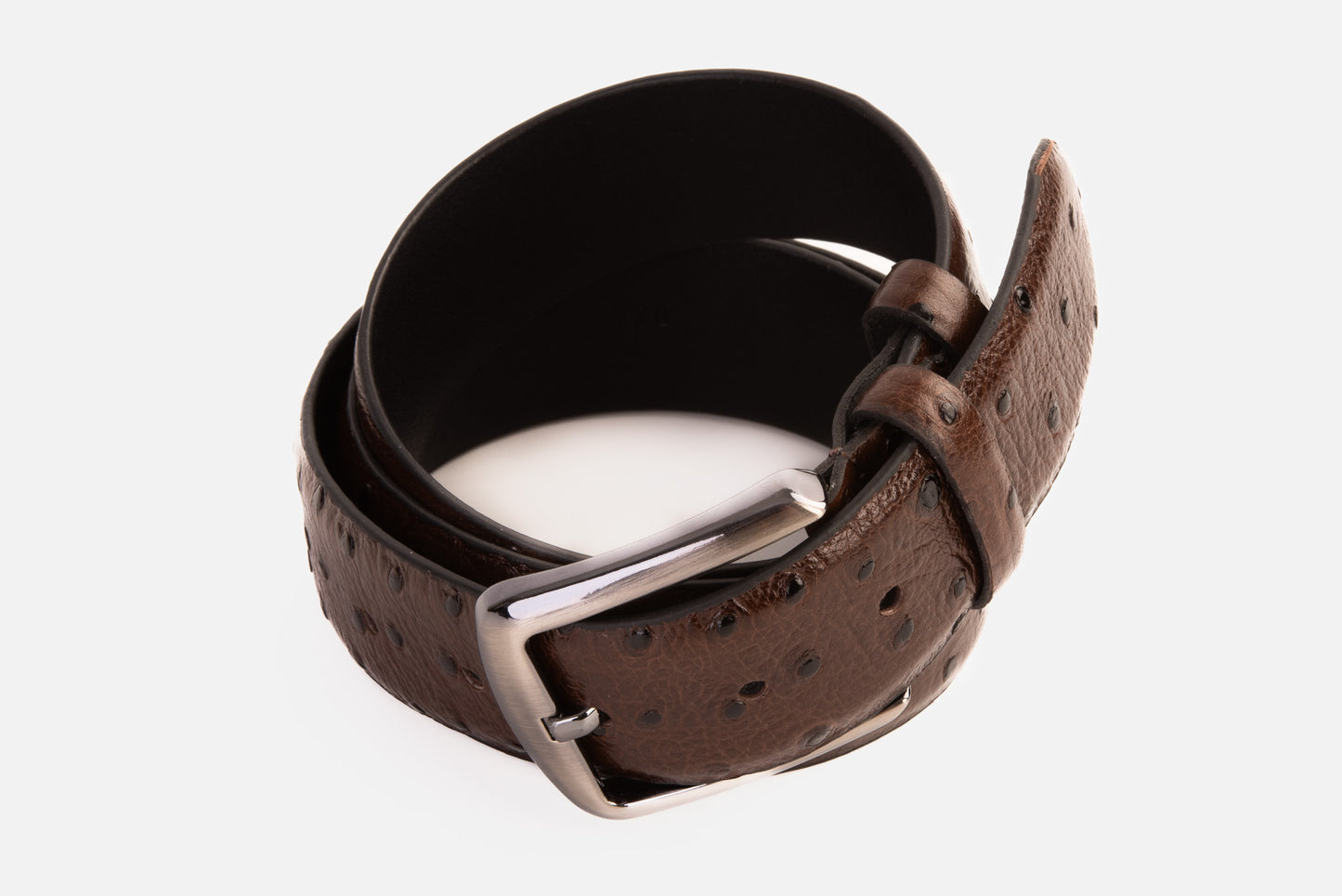 The Monterrey Brown Leather Belt