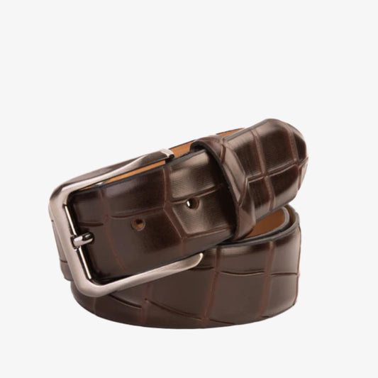 The Patton Brown Color Calfskin Belt