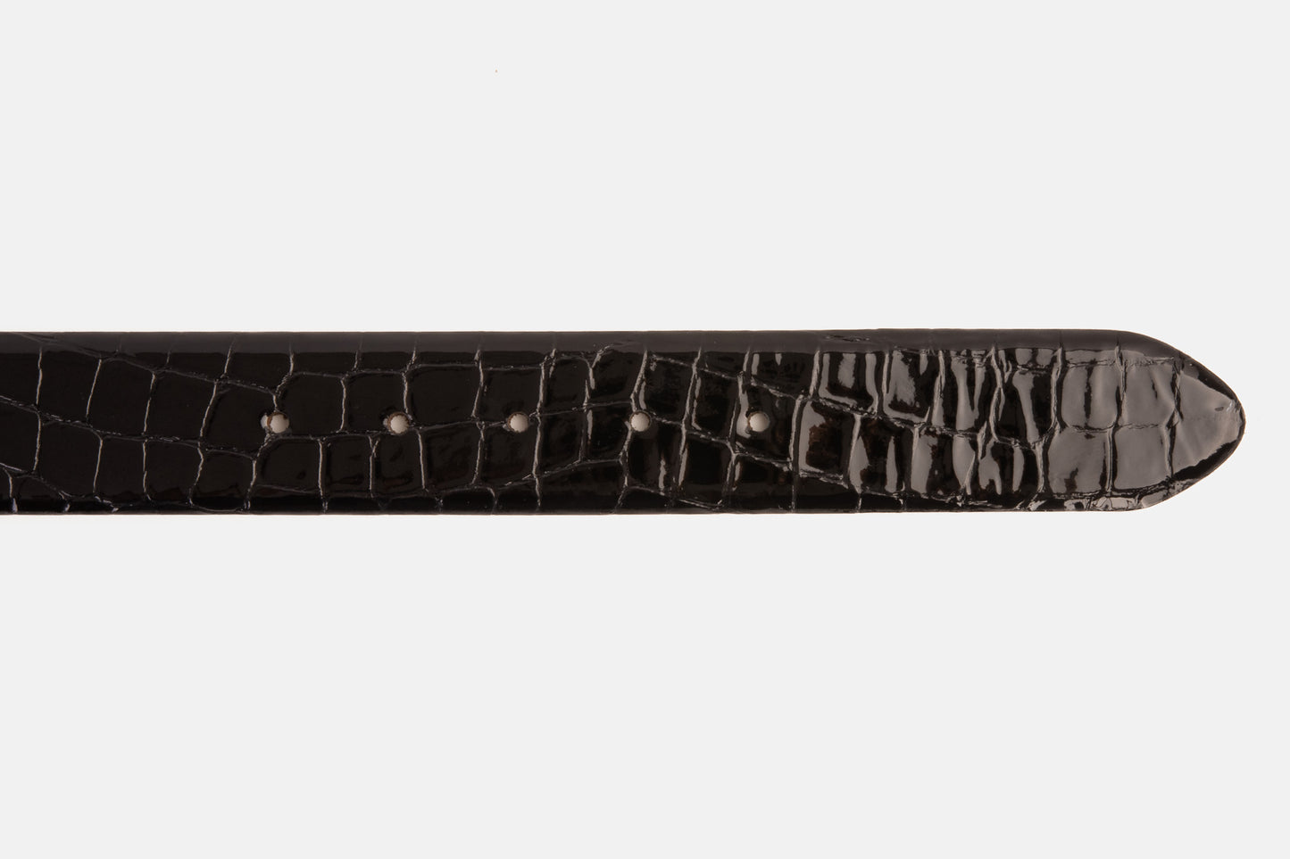 The Cordova Black Patent Leather Belt
