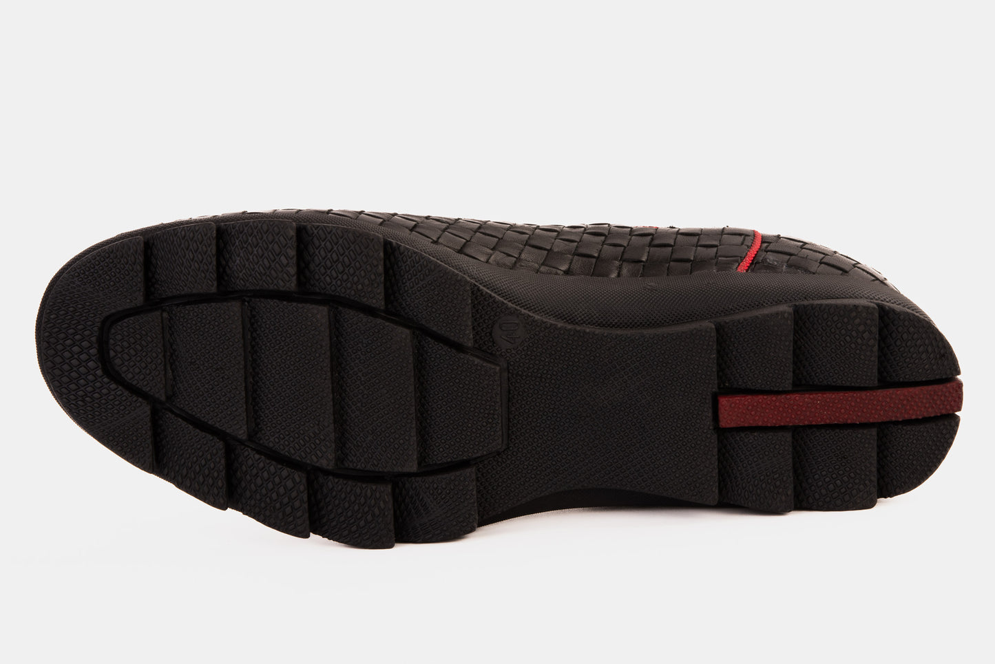¡La bota casual Chelsea para hombres Luxpre de cuero negro trenzado, venta final!