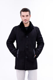 The Lariana Black Shearling Men Jacket