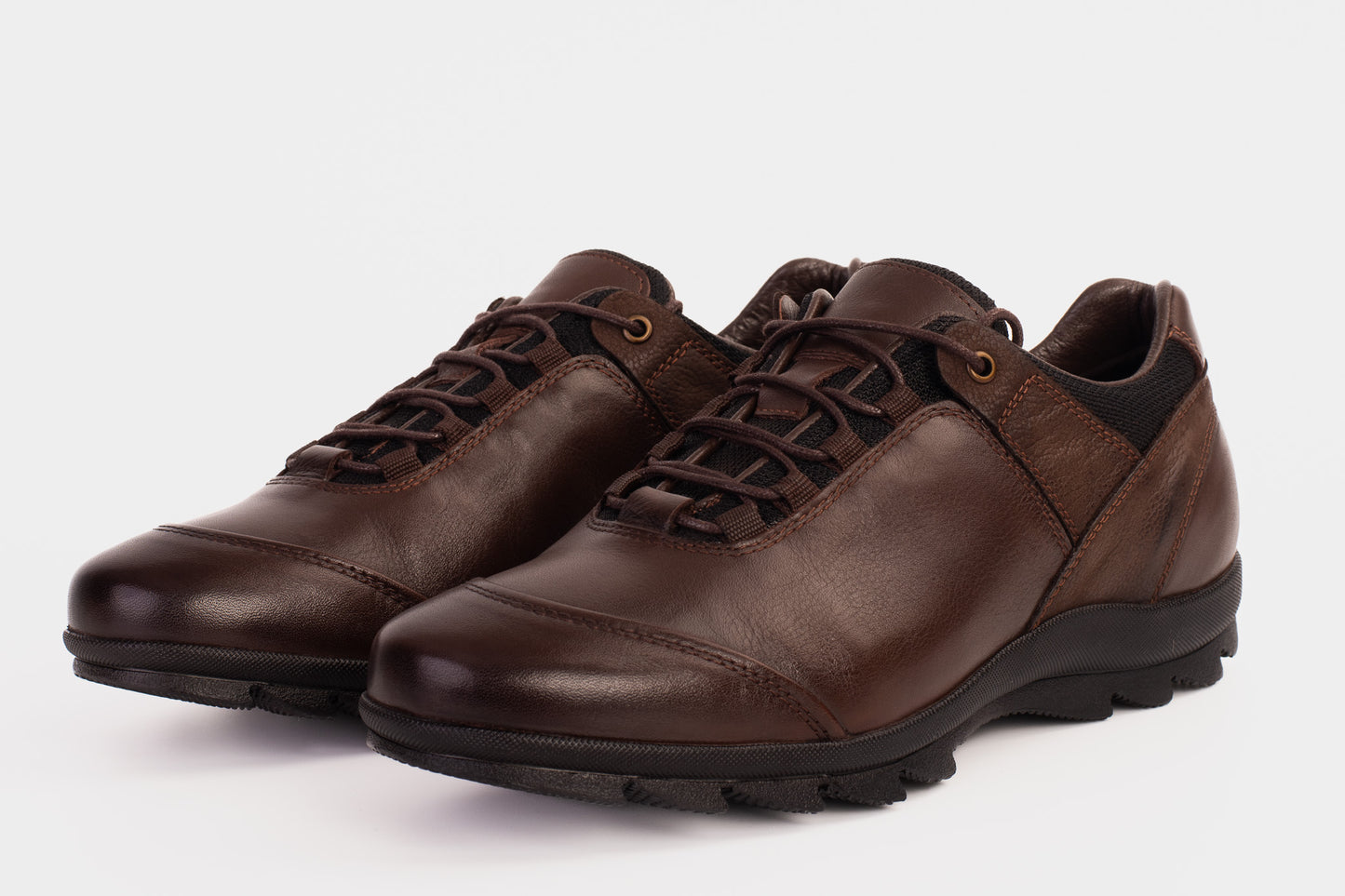 The Madrid Brown Leather Casual  Men Shoe