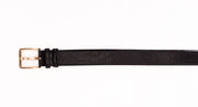The Monaco Black Leather Belt