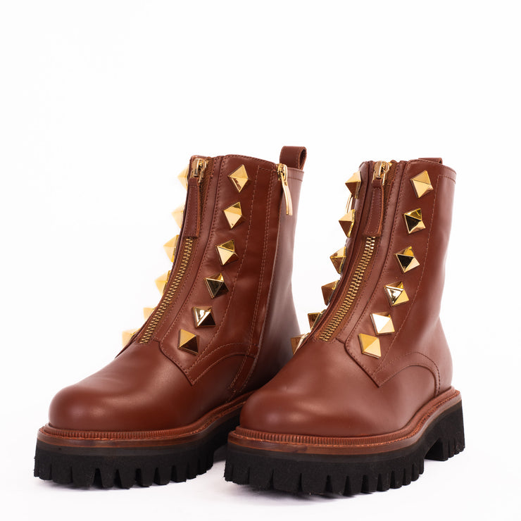 The Ottawa Brown Leather Ankle Boot