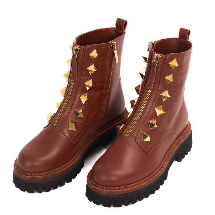 The Ottawa Brown Leather Ankle Boot