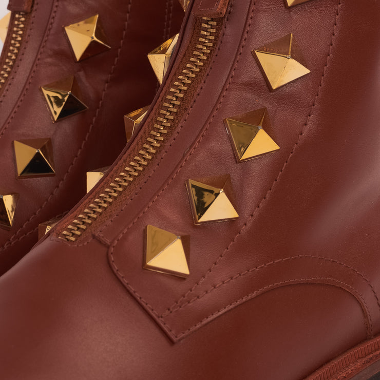 The Ottawa Brown Leather Ankle Boot