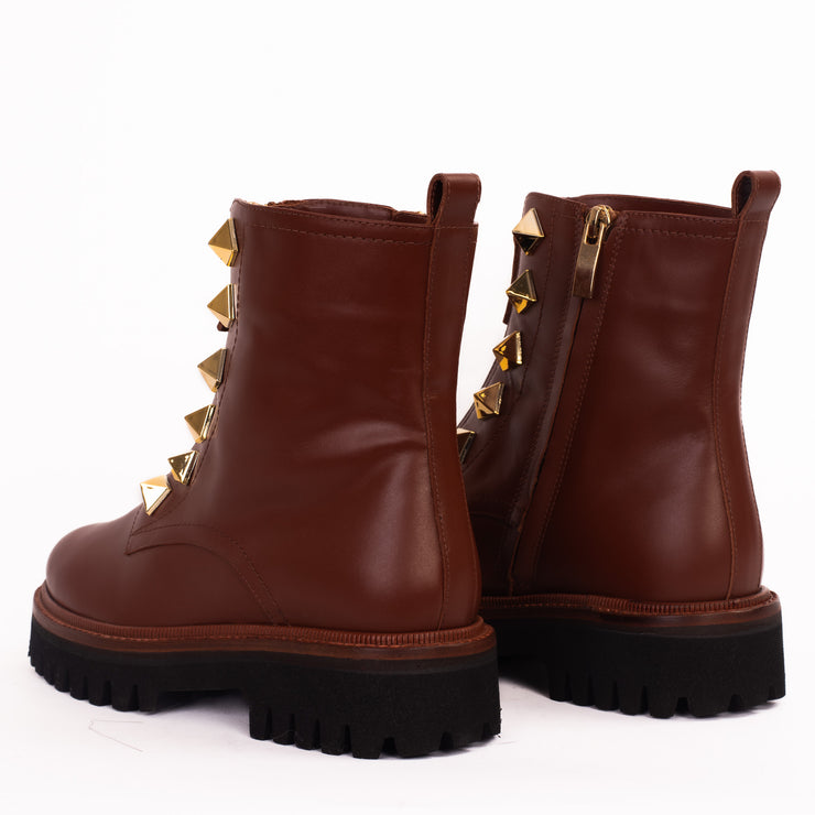 The Ottawa Brown Leather Ankle Boot