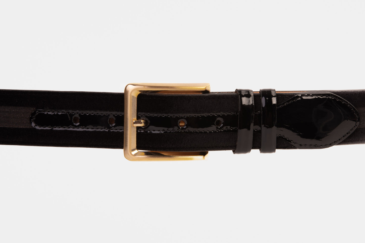 The Pontalto Black Leather Belt