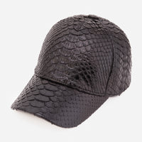 Boss Black Python Leather Cap