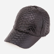 Boss Black Python Leather Cap