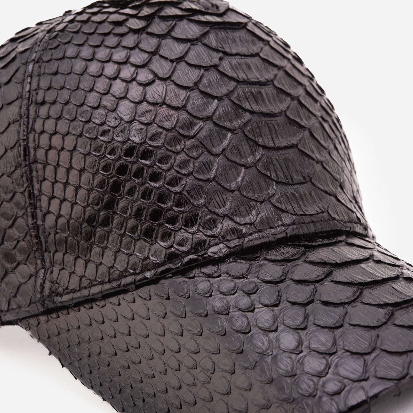 Boss Black Python Leather Cap
