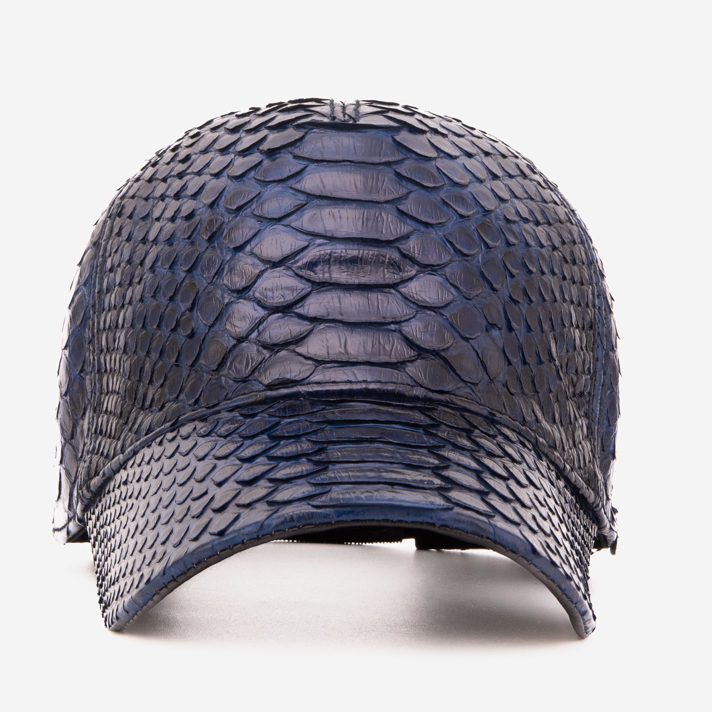 Boss Navy Blue  Python Leather Cap