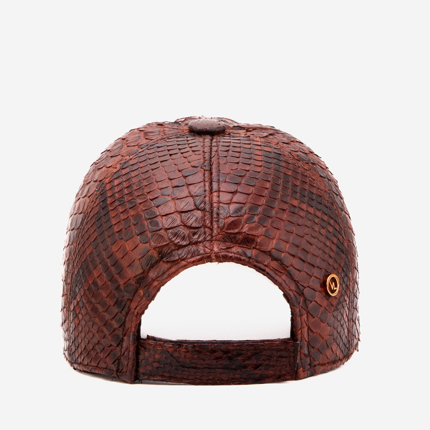 Boss Tan Python Leather Cap
