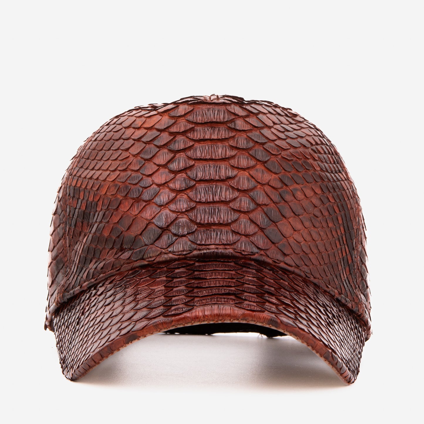 Boss Tan Python Leather Cap