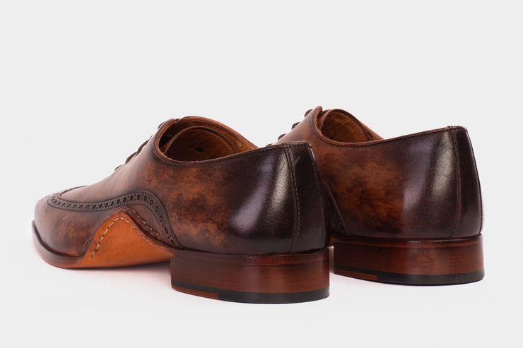 The Royal Hand Craft Brown Wingtip Oxford Shoe