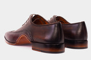 The Royal Hand Craft Burgundy Wingtip Oxford Shoe