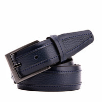 The Everest & Rockwell Navy Blue Leather Belt