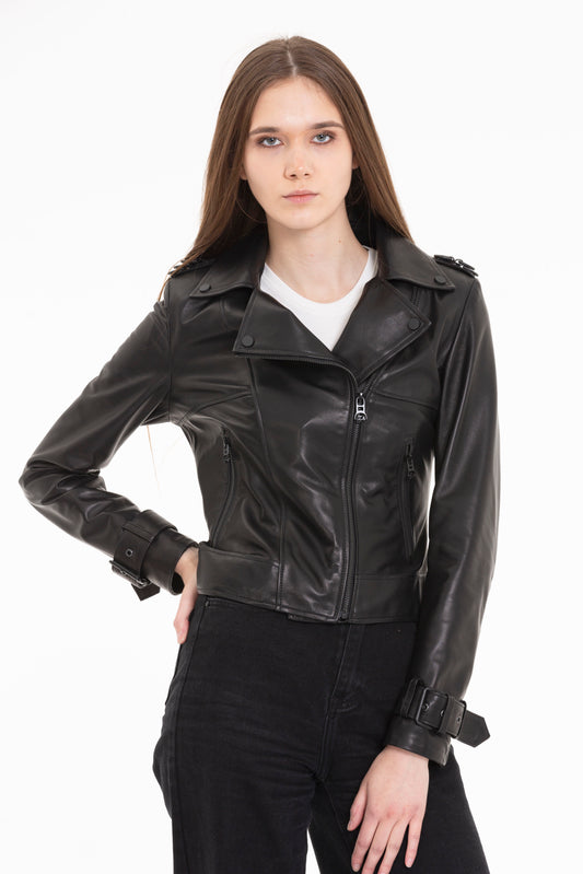 The Baracana Women Leather Jacket