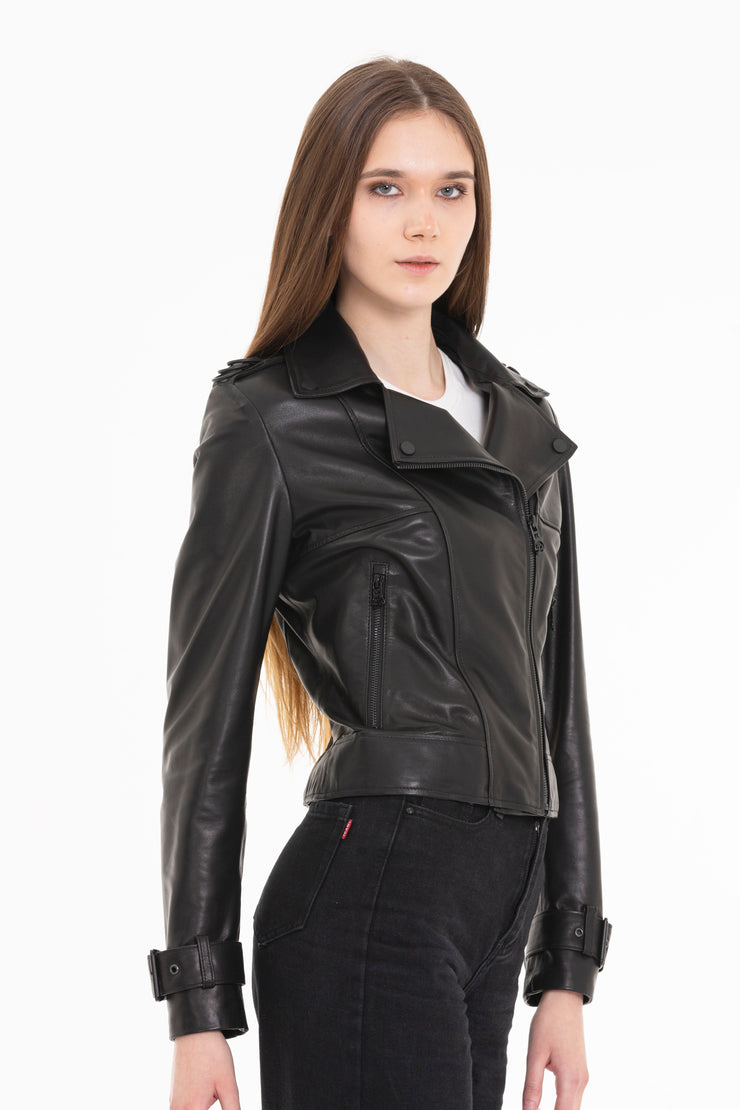 The Baracana Women Leather Jacket