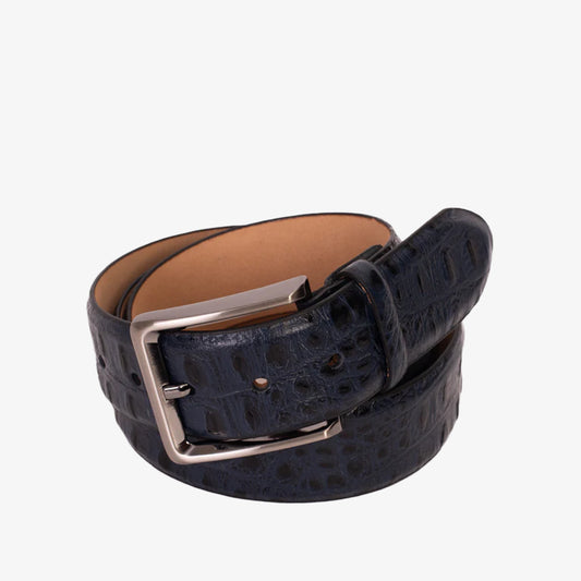 The Savamala  Blue Leather Belt