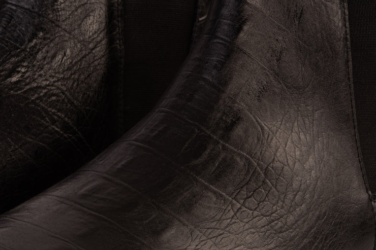 The Sirocco Black Leather Chelsea Dress Boot