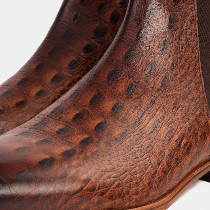 The Sirocco Brown Leather Chelsea Dress Boot