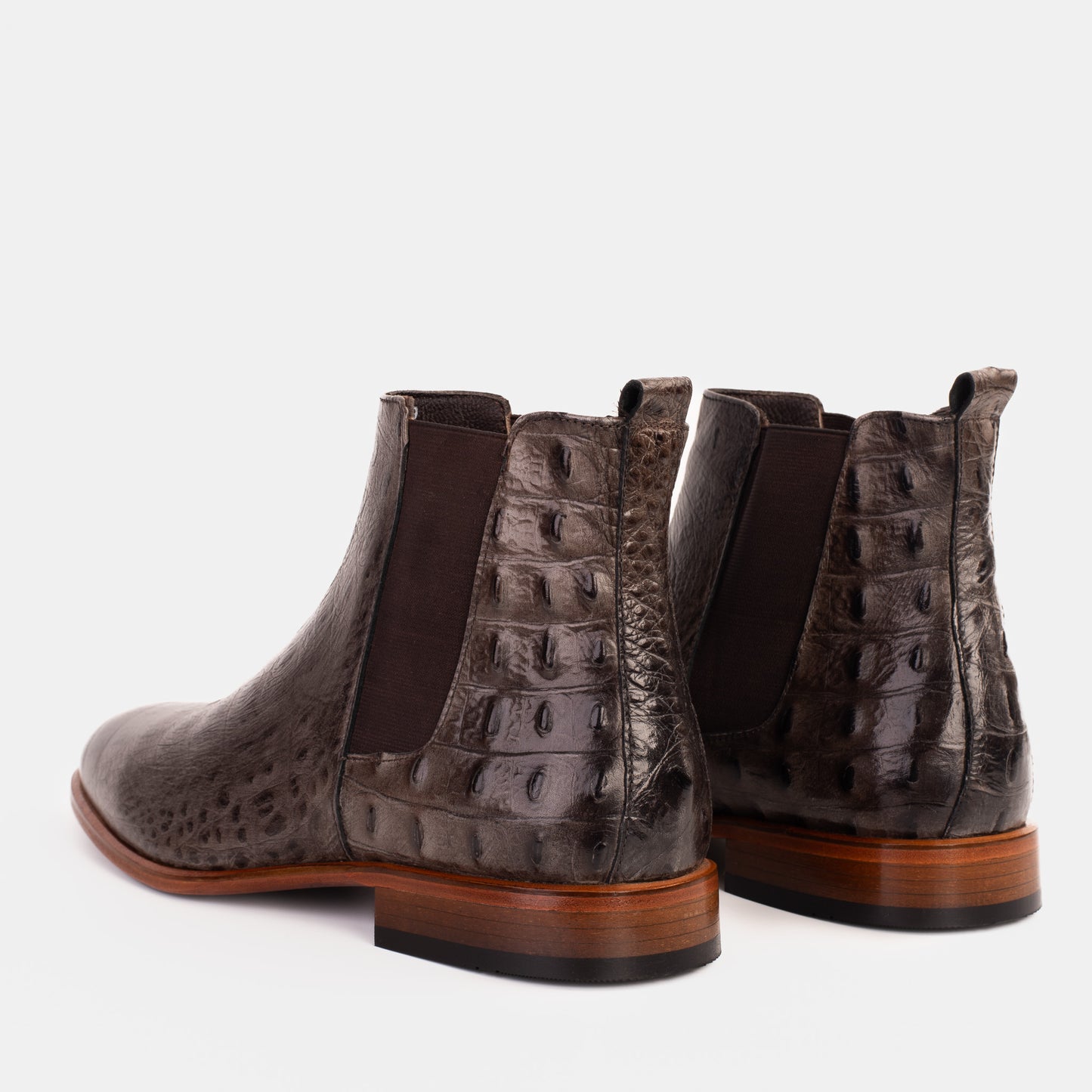 ¡La bota de vestir para hombre Chelsea de cuero Vizon Sirocco en venta final!