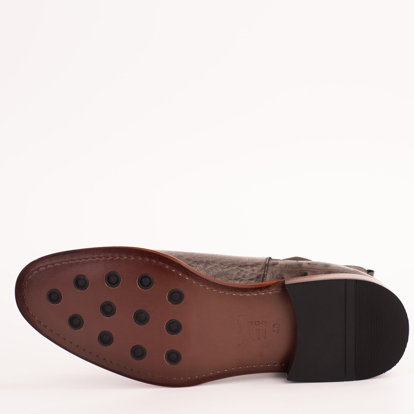 ¡La bota de vestir para hombre Chelsea de cuero Vizon Sirocco en venta final!